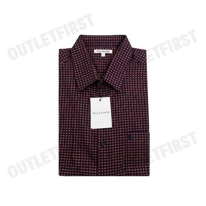 GUY LAROCHE รุ่น MAN'S SHORT SLEEVES SHIRT CODE: BAC9200S4RE  เสื้อเชิ้ต เสื้อแขนสั้น เสื้อผู้ชาย