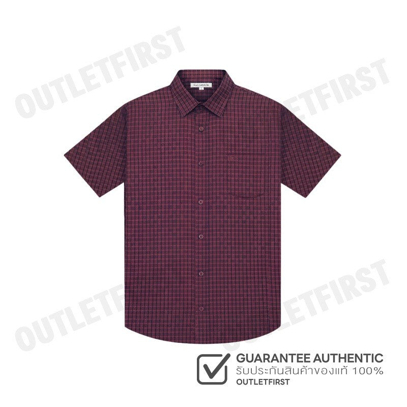 GUY LAROCHE รุ่น MAN'S SHORT SLEEVES SHIRT CODE: BAC1200W3RE เสื้อเชิ้ต เสื้อแขนสั้น เสื้อผู้ชาย