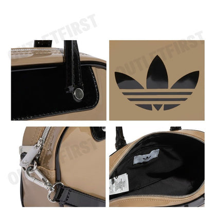 ADIDAS รุ่น ADICOLOR MINI BOWLING BAG CODE: JX0250 กระเป๋าถือ กระเป๋าสีน้ำตาล กระเป๋าผู้ชายผู้หญิง