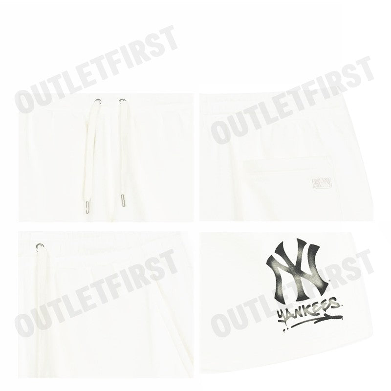 MLB รุ่น UNISEX BASIC STREET BIG LOGO 9 SHORTS CODE: 3ASPB0253 50CRS กางเกงขาสั้นผู้ชาย กางเกง กางเกงเอ็มแอลบี