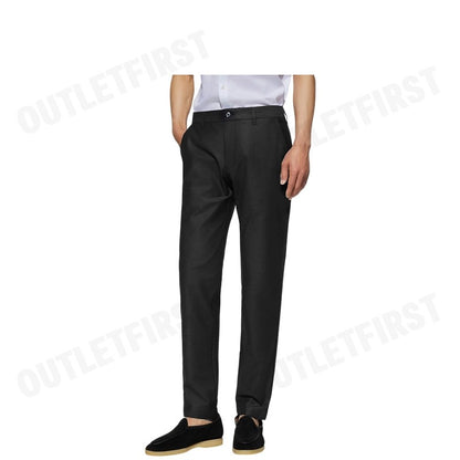 G2000 รุ่น COTTON BLEND SLIM TAPERED FIT TWILL CASUAL PANTS CODE: 5116100799 กางเกงสแล็คผู้ชาย ขายาว ทำงาน