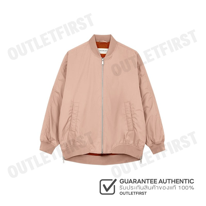 CALVIN KLEIN JEANS รุ่น WOMEN'S LONG PADDED BOMBER JACKET CODE: J224702 TGW เสื้อแจ็คเก็ตผู้หญิง เสื้อแขนยาว