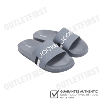 JOCKEY รุ่น MAN'S AFFORDABLE SANDALS CODE: KU JKSABAF02 (LIGHT GREY) รองเท้าแตะผู้ชาย รองเท้าสลิปออน รองเท้าจ๊อกกี้
