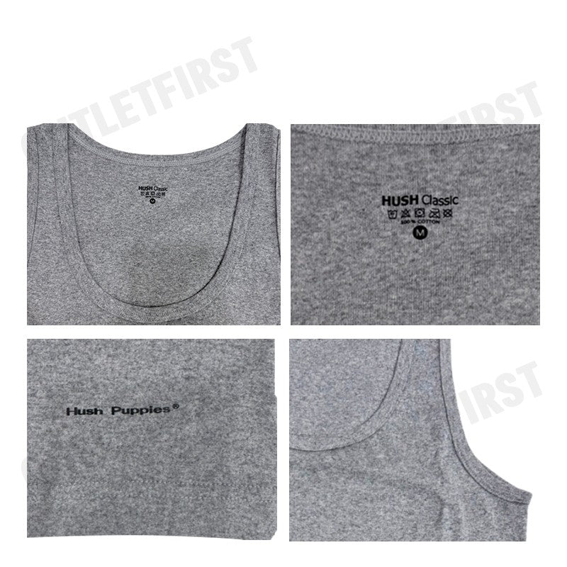 Hush Puppies รุ่น Tank Top Hush Classic Comfort Code: HU H4B005 เสื้อกล้ามผู้ชาย เสื้อกล้ามสีเทา เสื้อกล้าม