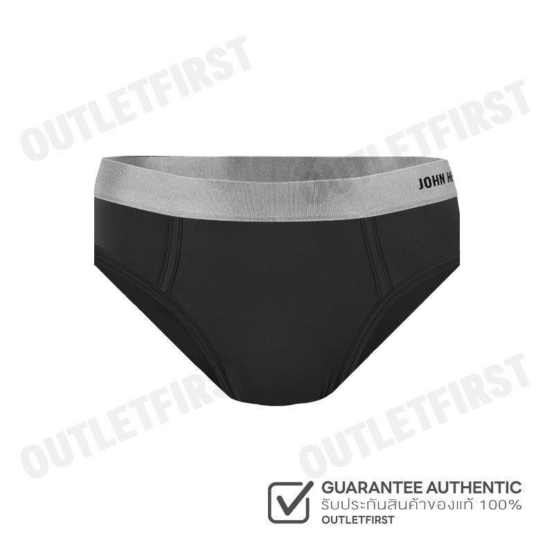 JOHN HENRY รุ่น UNDERWEAR SILVER&GOLD SERIES MEN'S BRIEFS CODE: JU JU2G003 (BLACK) กางเกงชั้นในผู้ชาย กางเกงในจอน