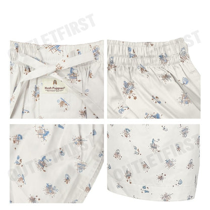 HUSH PUPPIES รุ่น MEN'S SHORTS SLEEPWEAR CODE: HU H3W3029 (BEIGE) กางเกงขาสั้นผู้ชาย กางเกงบ๊อกเซอร์ กางเกงฮัชพัพพีส์