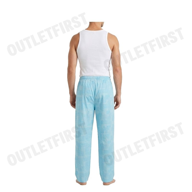 HUSH PUPPIES รุ่น MEN'S LONG SLEEPWEAR CODE: HU H9F8007 (BLUE) กางเกงขายาวผู้ชาย กางเกงฮัชพัพพี กางเกงสีฟ้า