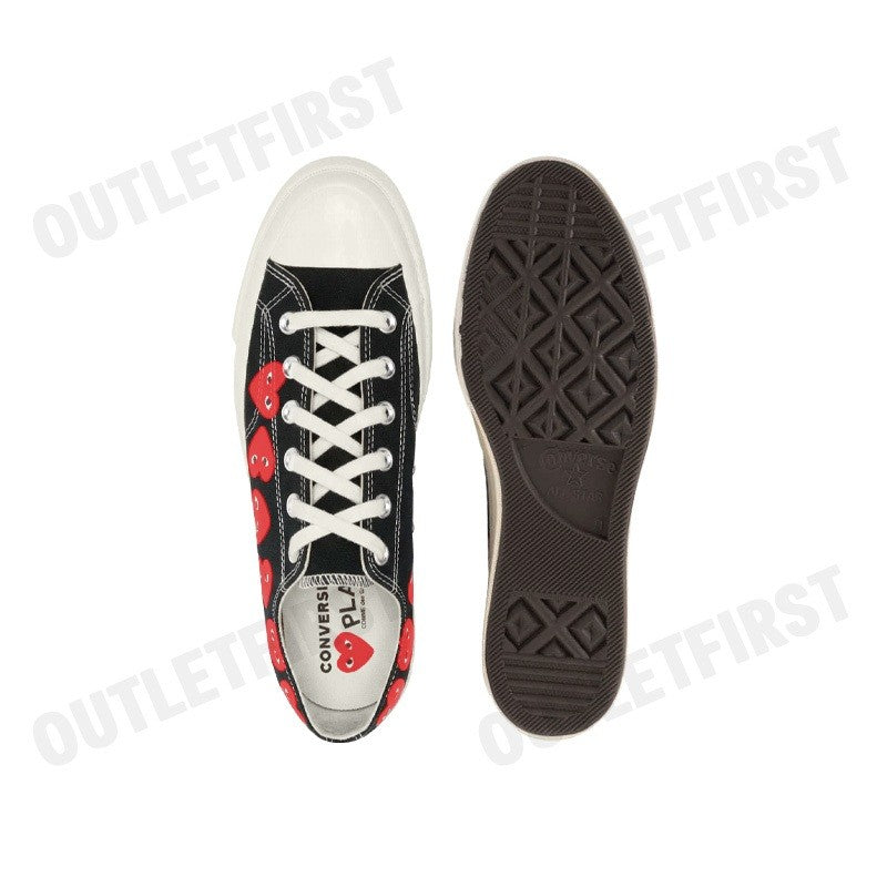 PLAY COMME DES GARÇONS X CONVERSE CHUCK 70 MULTI HEART