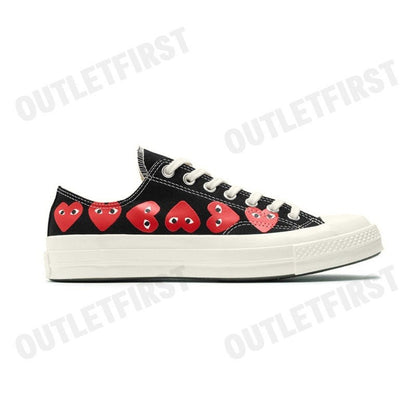 PLAY COMME DES GARÇONS X CONVERSE CHUCK 70 MULTI HEART