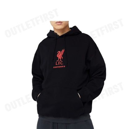 L.F.C X CONVERSE รุ่น MEN'S CONVERSE X LIVERPOOL FC LOOSE FIT HOODIE CODE: 10026265 A03 เสื้อสเวตเตอร์ผู้ชาย