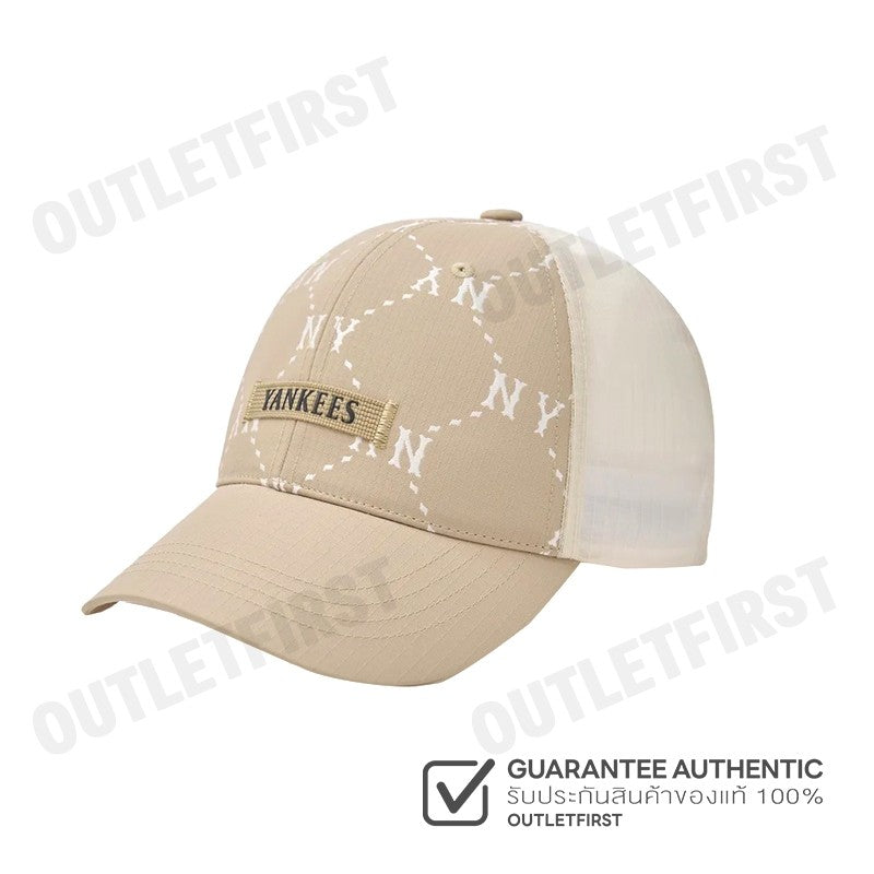 MLB รุ่น UNISEX DIA MONOGRAM SPORTIVE MESH CAP CODE: 3AMCM0153 50BGD หมวกแก็ป หมวกเบสบอล หมวกเอ็มแอลบี