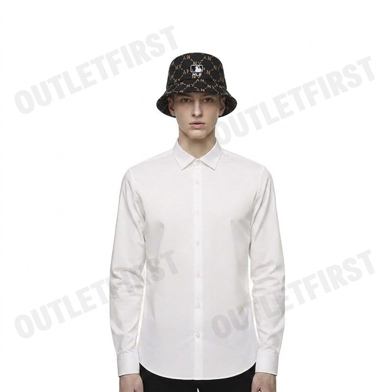MLB รุ่น JACQUARD DIA MONOGRAM BUCKET HAT CODE: 3AHTM024N 50BKS หมวกบักเก็ต หมวกสีดำ หมวกNY