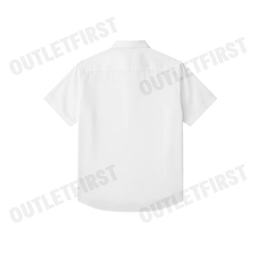 ARROW รุ่น MEN'S COTTON SHORT SLEEVES SLIM FIT SHIRT CODE: MACS933S3BRWH เสื้อเชิ้ต เสื้อแขนสั้น เสื้อผู้ชาย