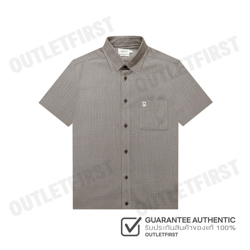 ARROW รุ่น MEN'S PREMIUM COLLECTION SHORT SLEEVES SHIRT CODE: MAPC933W3CSBR  เสื้อเชิ้ต เสื้อแขนสั้น เสื้อผู้ชาย