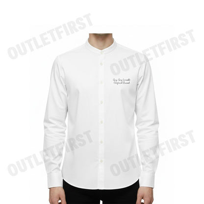GUY LAROCHE รุ่น STAND COLLAR SLIM FIT SHIRT CODE: DAC6260P3WH เสื้อเชิ้ต เสื้อแขนยาว เสื้อผู้ชาย