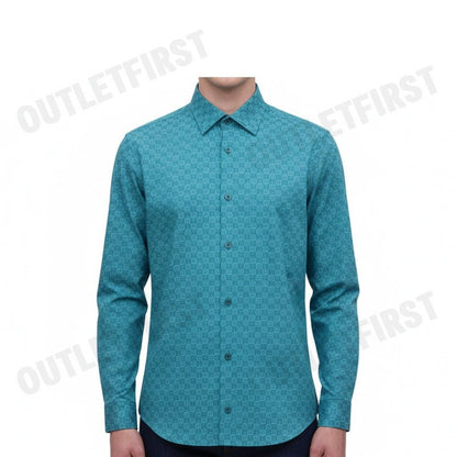 GUY LAROCHE รุ่น MAN'S LOGO LONG SLEEVES SHIRT CODE: BAB9208S3GR เสื้อเชิ้ต เสื้อแขนยาว เสื้อผู้ชาย