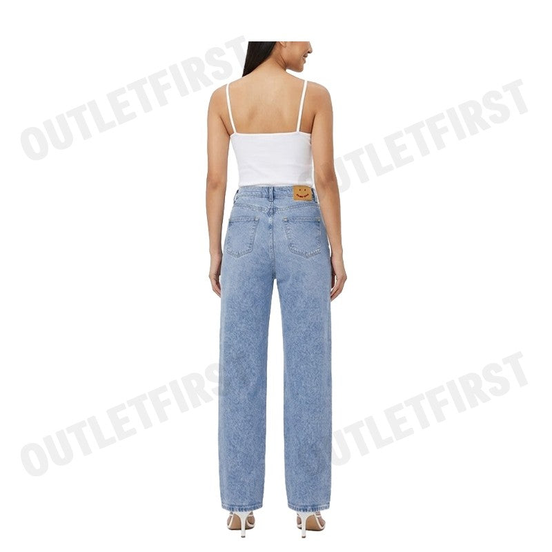 PS PAUL SMITH รุ่น WOMEN'S STRAIGHT FIT JEANS CODE: W2R 257T P21404 LT กางเกงยีนส์ผู้หญิง กางเกงยีนส์ขายาว สีฟ้าอ่อน
