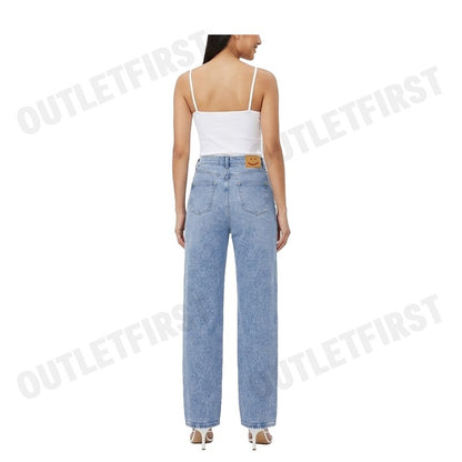 PS PAUL SMITH รุ่น WOMEN'S STRAIGHT FIT JEANS CODE: W2R 257T P21404 LT กางเกงยีนส์ผู้หญิง กางเกงยีนส์ขายาว สีฟ้าอ่อน