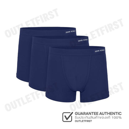 JOHN HENRY รุ่น UNDERWEAR MEN'S VALUE PACK CODE: JU39005 (NAVY) กางเกงชั้นในผู้ชาย กางเกงบ็อกเซอร์ กางเกงในจอน