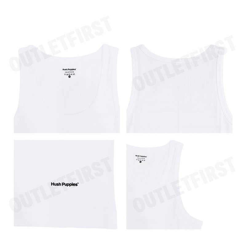 HUSH PUPPIES รุ่น TANK TOP HUSH CLASSIC COMFORT CODE: HU H4B005 (WHITE) เสื้อกล้ามผู้ชาย เสื้อกล้ามสีขาว ฮัชพัพพีส์