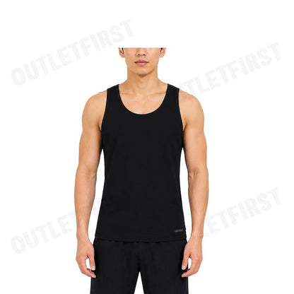 JOHN HENRY รุ่น COTTON RIB TANK TOP CODE: JU4B002 (BLACK) เสื้อกล้ามผู้ชาย เสื้อกล้ามสีดำ เสื้อกล้ามจอนเฮนรี่