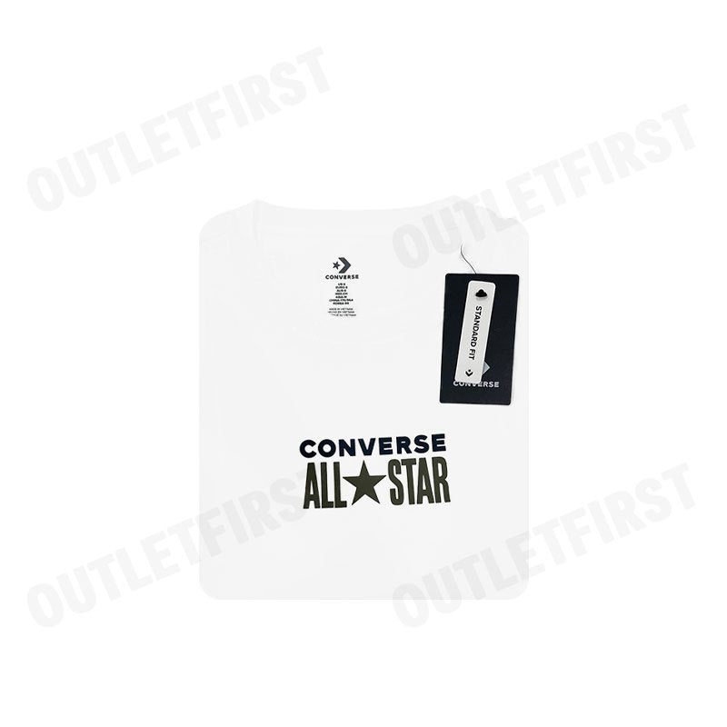 CONVERSE MEN'S CTAS TAG T-SHIRT COLOR WHITE CODE: 132T811AM_H5WTXX