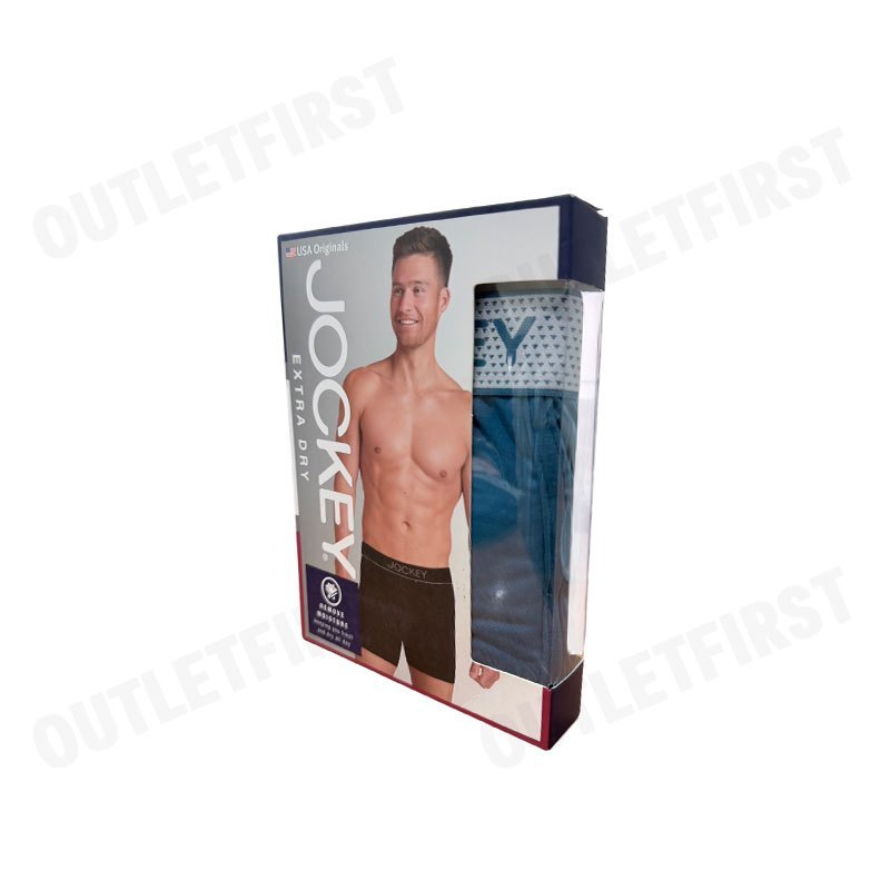 JOCKEY UNDERWEAR EXTRA DRY BOXER TRUNK COLOR BLUE  CODE: KU 1907 (BLUE)