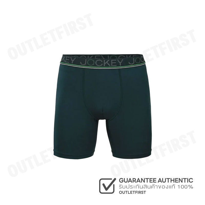 JOCKEY รุ่น COOLING JADE BOXER TRUNK CODE: KU 1979 (GREEN) กางเกงชั้นในผู้ชาย กางเกงในบ็อกเซอร์ กางเกงจ็อคกี้