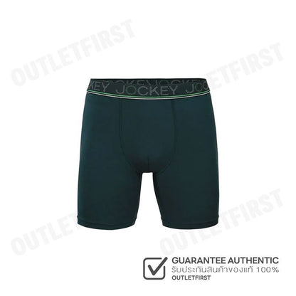 JOCKEY รุ่น COOLING JADE BOXER TRUNK CODE: KU 1979 (GREEN) กางเกงชั้นในผู้ชาย กางเกงในบ็อกเซอร์ กางเกงจ็อคกี้