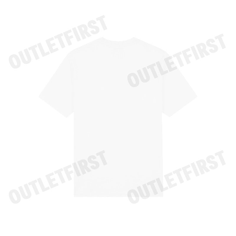 CALVIN KLEIN JEANS MONOGRAM LOGO MACRO SPORT GRAPHIC CLASSIC T-SHIRT COLOR WHITE CODE: 4RC837G YAA