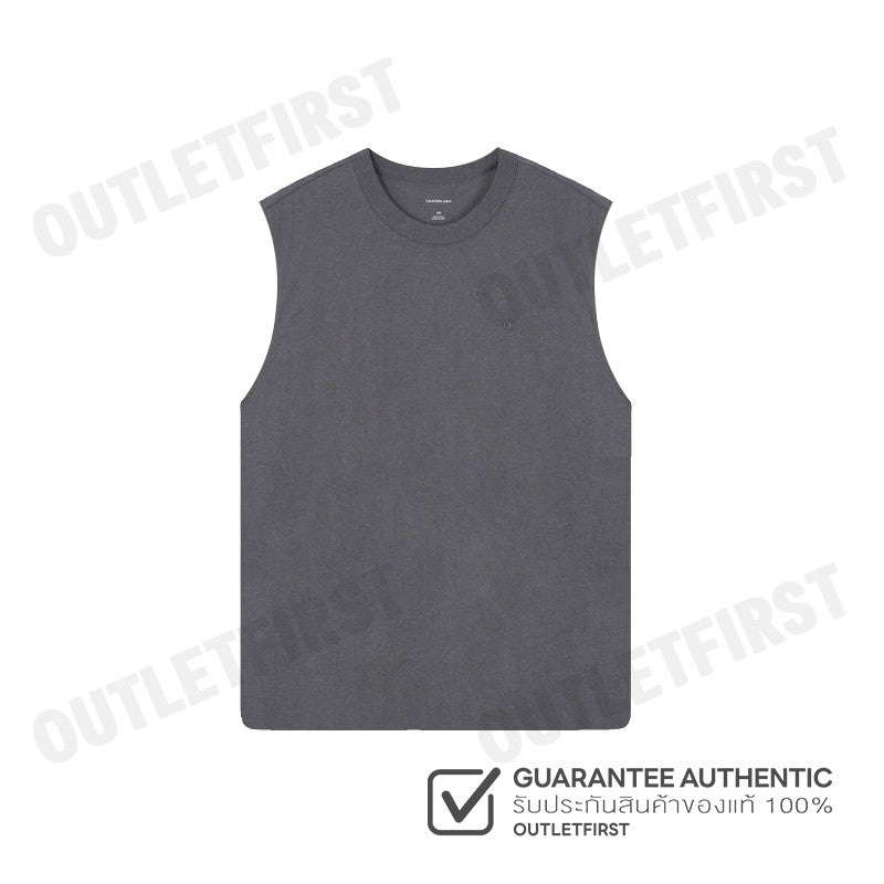 CALVIN KLEIN JEANS MEN'S RELAXED COTTON HEMP TANK TOP COLOR GREY CODE: 4RB254G PF1