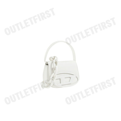 DIESEL รุ่น 1DR XS CROSSBODY BAG CODE: X08709 P6248 T1003 กระเป๋าถือ สีขาว กระเป๋าสะพายผู้หญิง