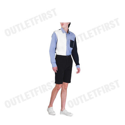 JOHN HENRY รุ่น MEN'S SLIM FIT SHORTS PANT (NAVY) CODE: JH F124MSHSM02 กางเกงขาสั้น กางเกงผู้ชาย กางเกงลำลอง