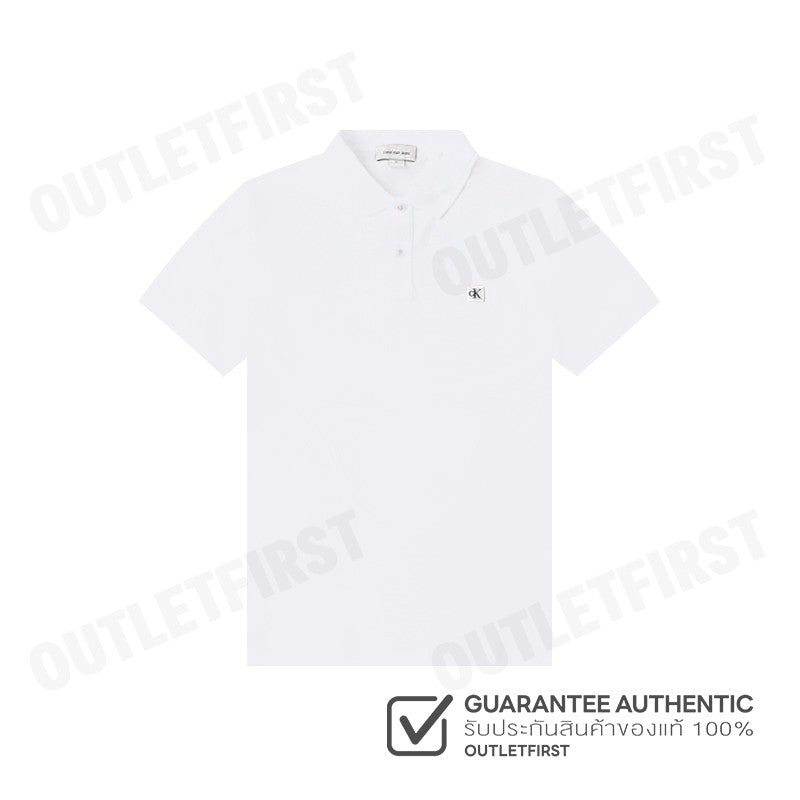 CALVIN KLEIN JEANS รุ่น CK BADGE SMOOTH COTTON SLIM POLO CODE: J326950 YAF เสื้อโปโล เสื้อโปโลผู้ชาย เสื้อโปโลแขนสั้น