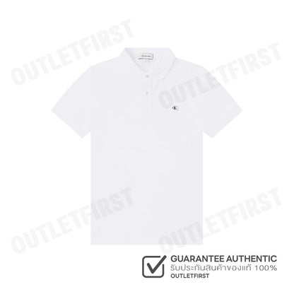 CALVIN KLEIN JEANS รุ่น CK BADGE SMOOTH COTTON SLIM POLO CODE: J326950 YAF เสื้อโปโล เสื้อโปโลผู้ชาย เสื้อโปโลแขนสั้น