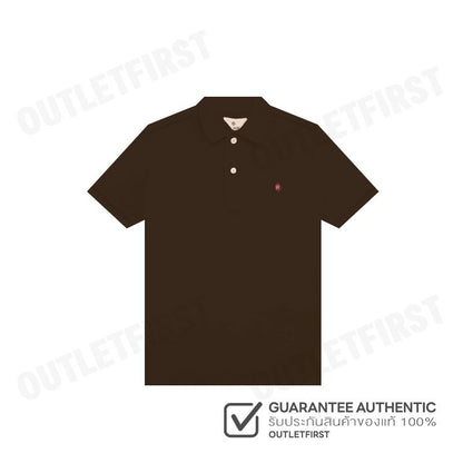 JOHN HENRY รุ่น MEN'S SLIM FIT POLO SHIRT (BROWN) CODE: JH F324MPLSM61 เสื้อโปโล เสื้อโปโลผู้ชาย เสื้อโปโลแขนสั้น