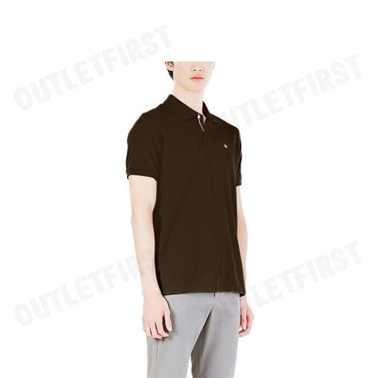 JOHN HENRY รุ่น MEN'S SLIM FIT POLO SHIRT (BROWN) CODE: JH F324MPLSM61 เสื้อโปโล เสื้อโปโลผู้ชาย เสื้อโปโลแขนสั้น