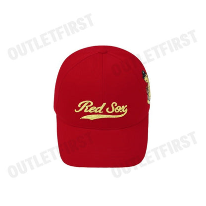 MLB รุ่น NEW YEAR SNAKE STRUCTURED BALL CAP MODEL CODE: 3ACPQ015N 43RDD หมวกแก็ป หมวกปีกแบน หมวกสีแดง