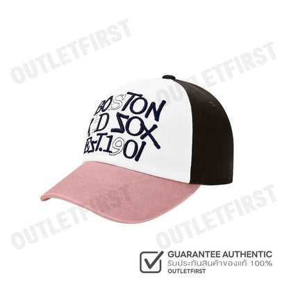 MLB รุ่น STREET VARSITY VINTAGE UNSTRUCTURED BALL CAP BOSTON CODE: 3ACPV125N 43PKP หมวกแก็ป หมวกเบสบอล หมวกunisex