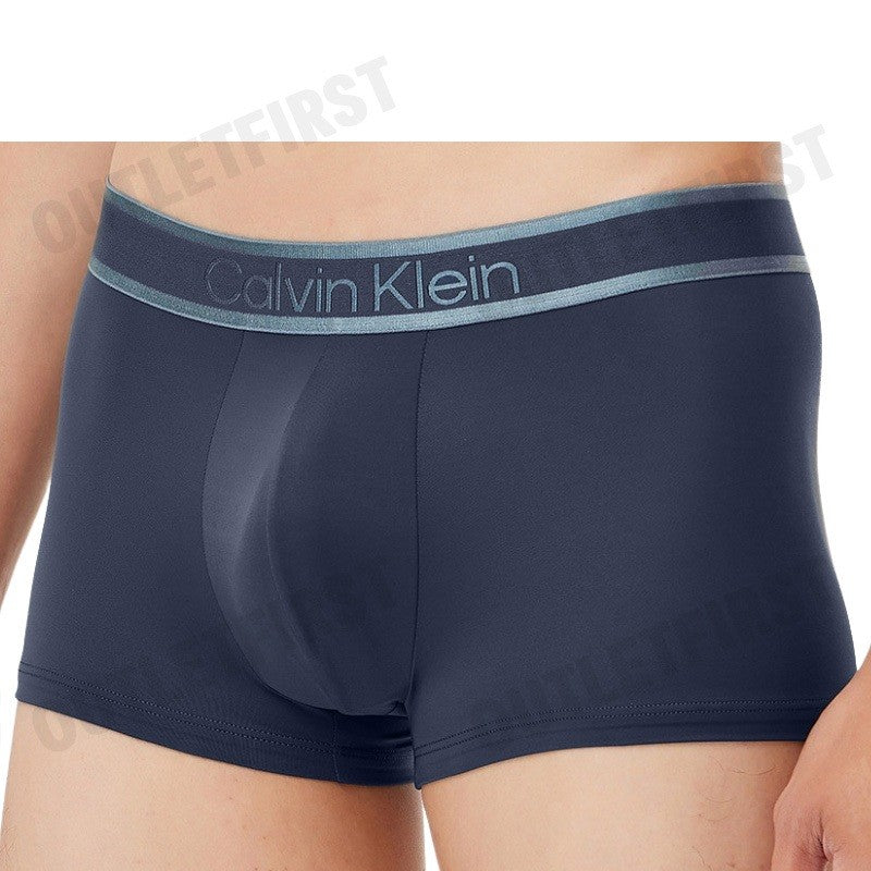 CALVIN KLEIN รุ่น TONAL LOGO LOW RISE TRUNKS CODE: NB4055 PPK กางเกงชั้นในผู้ชาย กางเกงผู้ชาย กางเกงใน