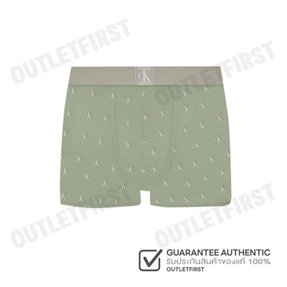 CALVIN KLEIN รุ่น ESTABLISHED LOW RISE TRUNK CODE: NB4079 PDA  กางเกงชั้นในผู้ชาย กางเกงใน กางเกงสีเขียว