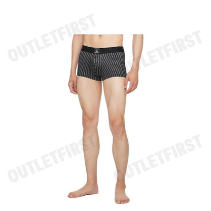 CALVIN KLEIN รุ่น ESTABLISHED LOW RISE TRUNK CODE: NB4079 PCR กางเกงชั้นในผู้ชาย กางเกงบ๊อกเซอร์ สีดำ กางเกงใน
