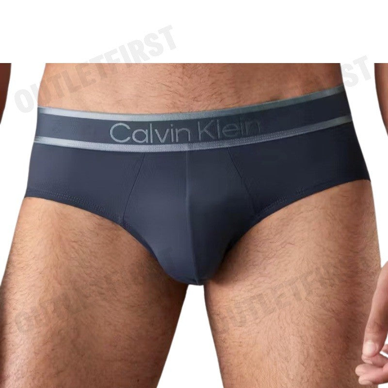 CALVIN KLEIN รุ่น TONAL LOGO BRIEFS CODE: NB4054 PPK  บ๊อกเซอร์ กางเกงใน กางเกงชั้นในผู้ชาย