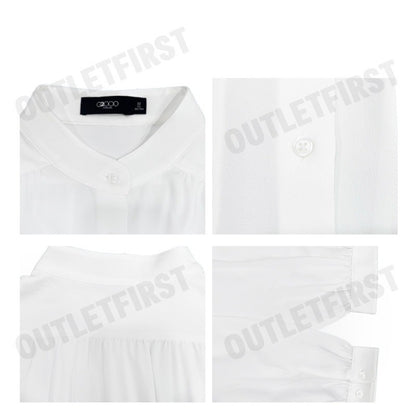 G2000 รุ่น WOMEN'S LOOSE FIT BLOUSE CODE: 46241258 01 เสื้อเบลาส์ เสื้อผู้หญิง เสื้อสีขาว