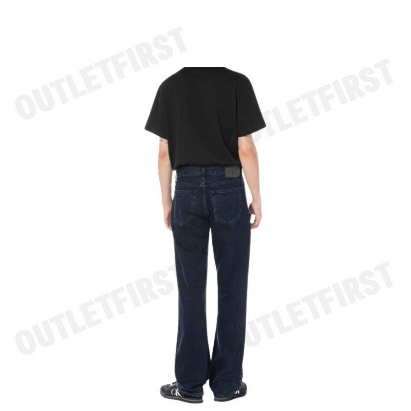 CALVIN KLEIN JEANS รุ่น MEN'S SIGNATURE 90S STRAIGHT FIT CODE: 40EM716 EF7 กางเกงยีนส์ กางเกงผู้ชาย  กางเกง