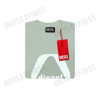 DIESEL รุ่น T-DIEGOR-G10 T-SHIRT CODE: A09674 0CATM 9BL เสื้อยืดคอกลม เสื้อผู้ชาย เสื้อสีขาว