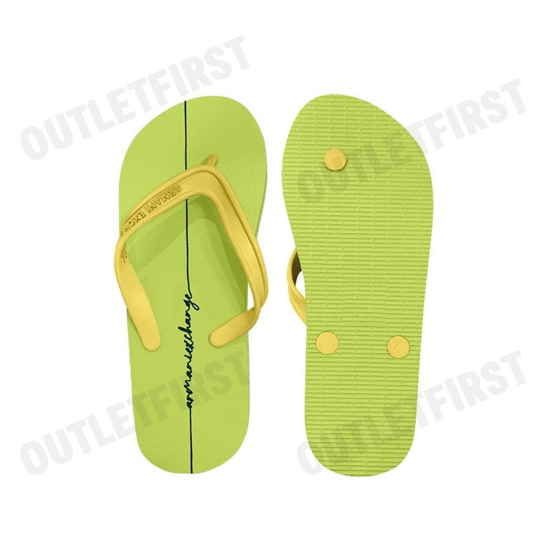 ARMANI EXCHANGE รุ่น FLIP FLOPS SANDAL CODE: XDQ010 XV700 T815 รองเท้าแตะผู้หญิง รองเท้าสีเขียว รองเท้าหูคีบ