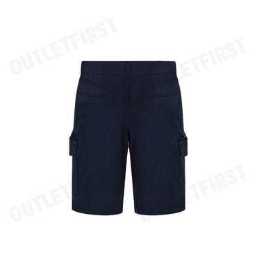 ARMANI EXCHANGE รุ่น MEN'S COTTON CARGO SHORTS WITH POCKETS CODE: 3DZS07 ZN3TZ 15DK กางเกงขาสั้นผู้ชาย  สีกรม สามส่วน