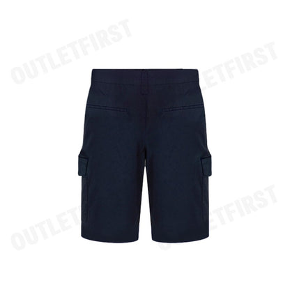 ARMANI EXCHANGE รุ่น MEN'S COTTON CARGO SHORTS WITH POCKETS CODE: 3DZS07 ZN3TZ 15DK กางเกงขาสั้นผู้ชาย  สีกรม สามส่วน