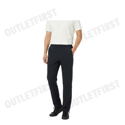 ARMANI EXCHANGE รุ่น MEN'S OVERSIZED COTTON TWILL TROUSERS WITH DRAWSTRING CODE: 6DZPL3 ZN3CZ 1200 กางเกงขายาวผู้ชายสีดำ